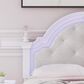 Ashley Kozlani Full Upholstered Panel Bed in Matte White, , large