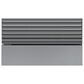 Sub Zero Sub-Zero 36" Built-In Pro Louvered Flush Inset Grille in Stainless Steel, , large