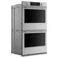 KitchenAid 27" Smart Double Wall Oven with Assisted Cook Cycles in PrintShield Stainless, , large