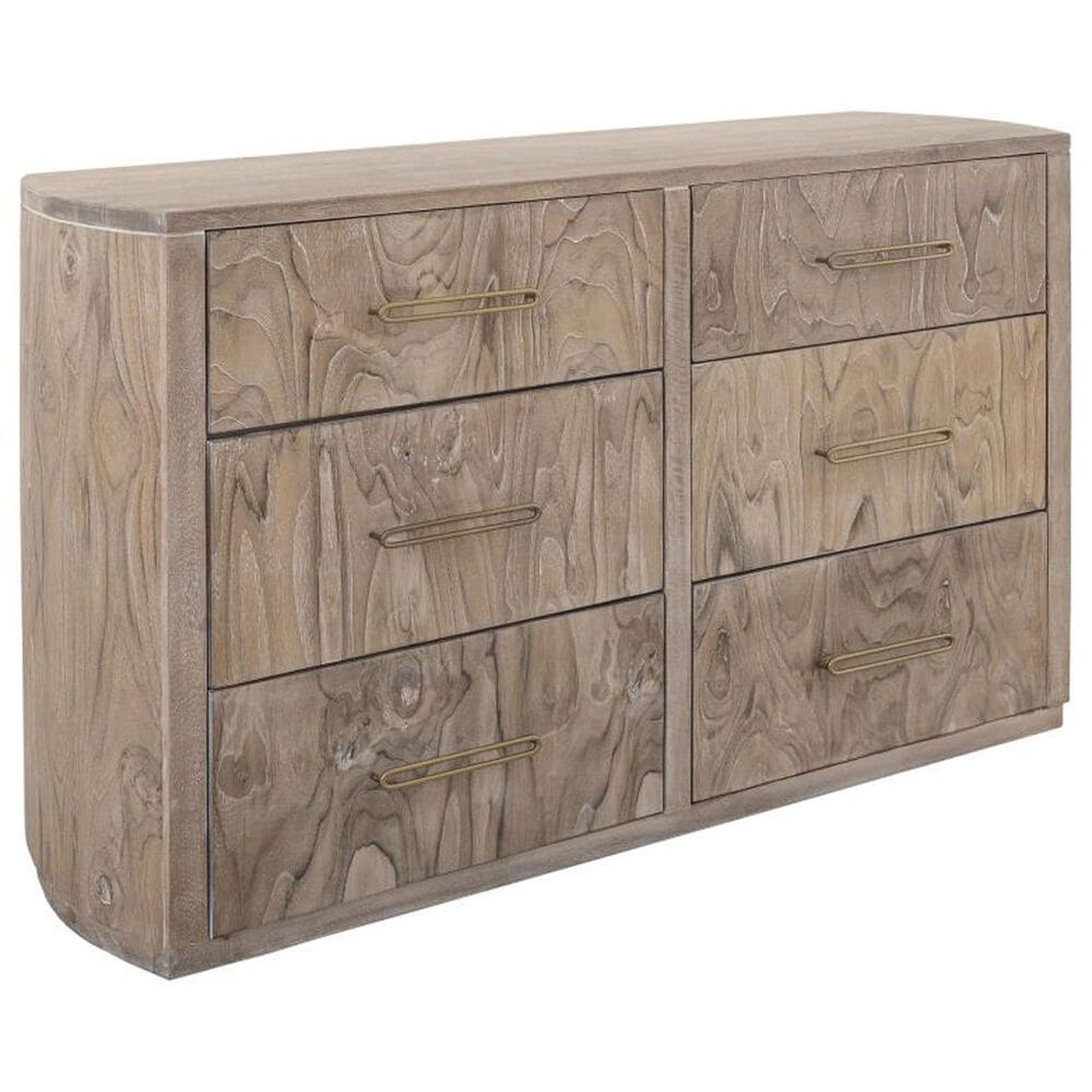 Fallridge Balam 6-Drawer Dresser Only in Stained White, , large
