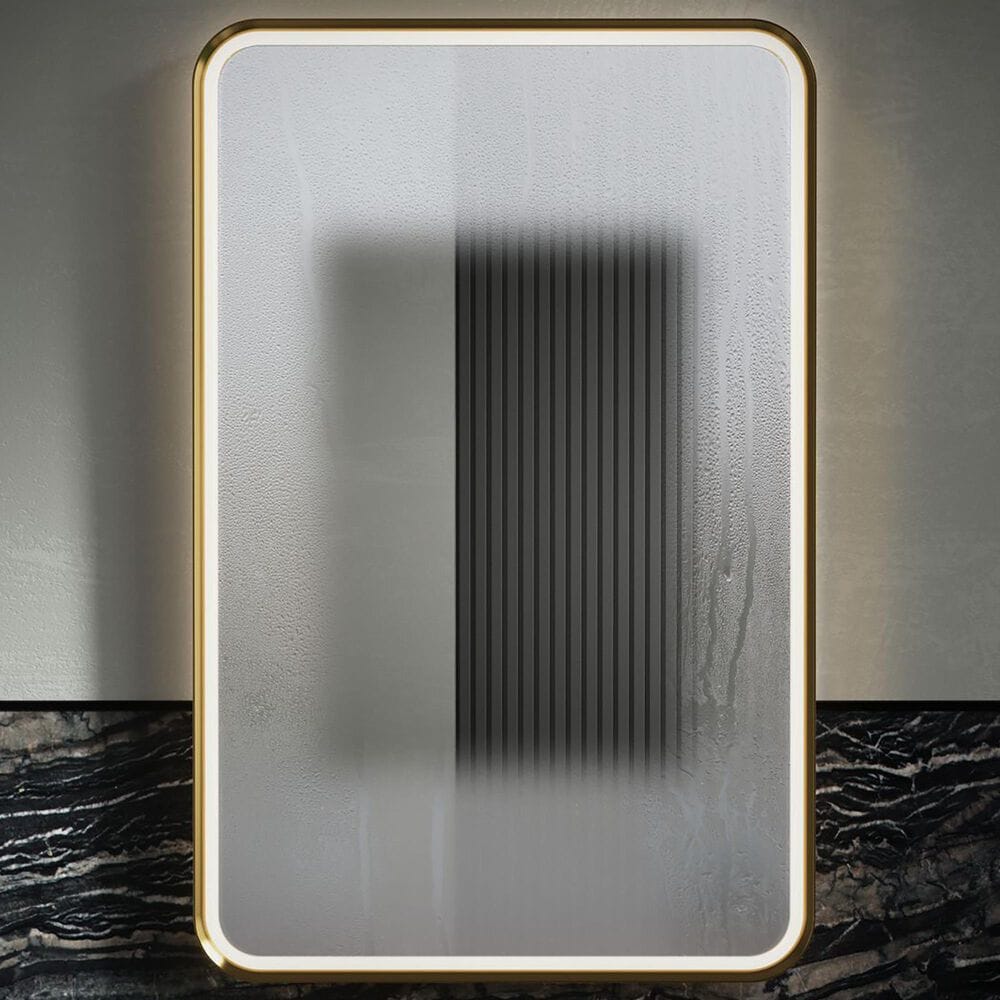 Kohler Essential Ultrabright Vanity Mirror in Moderne Brushed Gold, , large