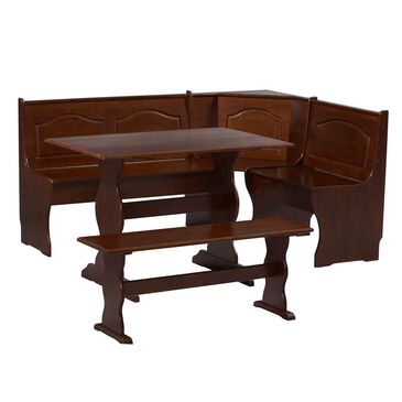 Linden Boulevard Chelsea Corner Nook in Walnut, , large