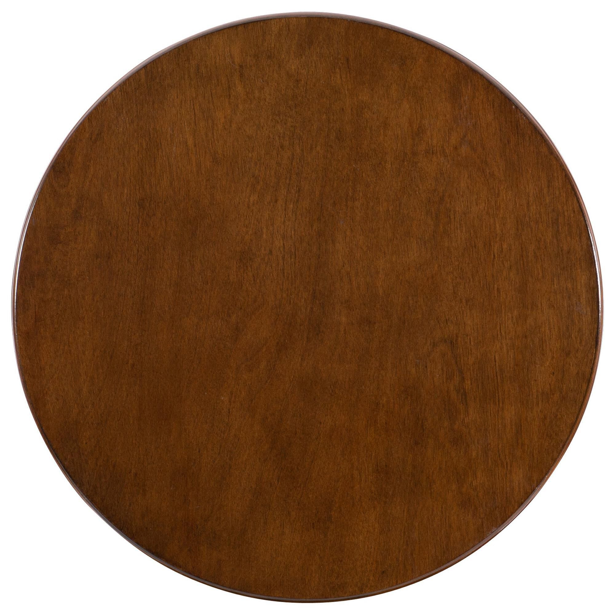 Linon Home Decor Rainbow Side Table in Hazelnut