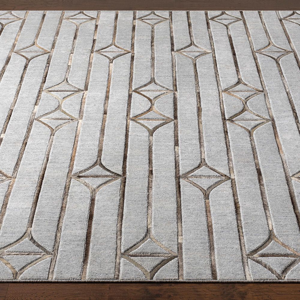 Surya Eloquent 10&#39; x 14&#39; Light Gray, Oatmeal, Medium Brown, Dark Brown and Black Area Rug, , large