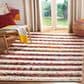 Safavieh Natura NAT654A 5" x 8" Ivory and Red Area Rug, , large