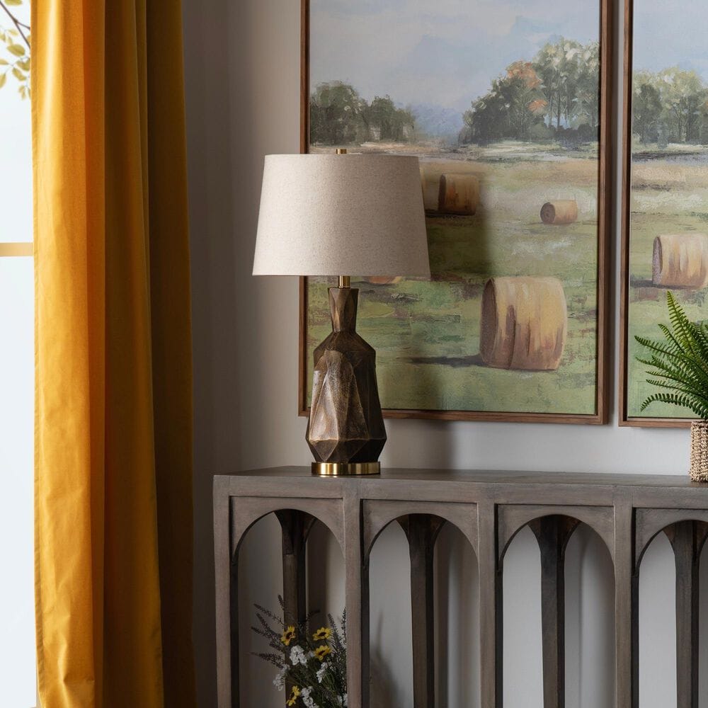 Slatehouse Vaughn Table Lamp in Bronze and Gold, , large