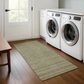 Dalyn Rug Company Soft Essentials Striped Olive 2"3" x 7"6" Indoor/Outdoor Runner, , large