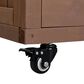 HOMLUX 41.9" Outdoor Extendable Kitchen Island in Brown, , large