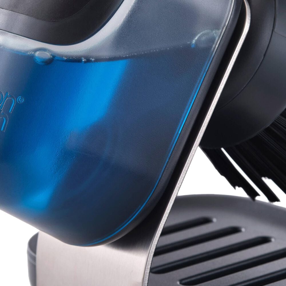 Joseph Joseph SinkTech Compact Soap Dispensing Washing Up Brush with Steel Stand in Clear and Black, , large