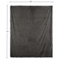 Timberlake 60" x 70" Faux Fur Throw Blanket in Gray, , large