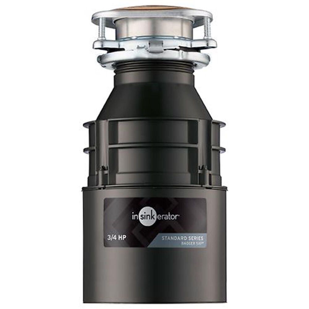 InSinkerator Badger 5XP 3/4 HP Garbage Disposal with Cord in Waterborne Gray Enamel, , large