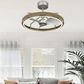 Cal Lighting Arroyo Ceiling Fan Light in Brushed Steel, , large