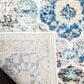 Safavieh Madison MAD611A 10" x 14" Ivory and Aqua Area Rug, , large