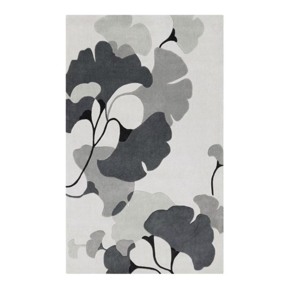 Surya Cosmopolitan COS-9172 3'6" x 5'6" Ivory/Light Gray Area Rug, , large