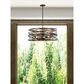 Minka-Lavery Vortic Flow 26" 6-Light Pendant Ceiling Light in Dark Bronze, , large