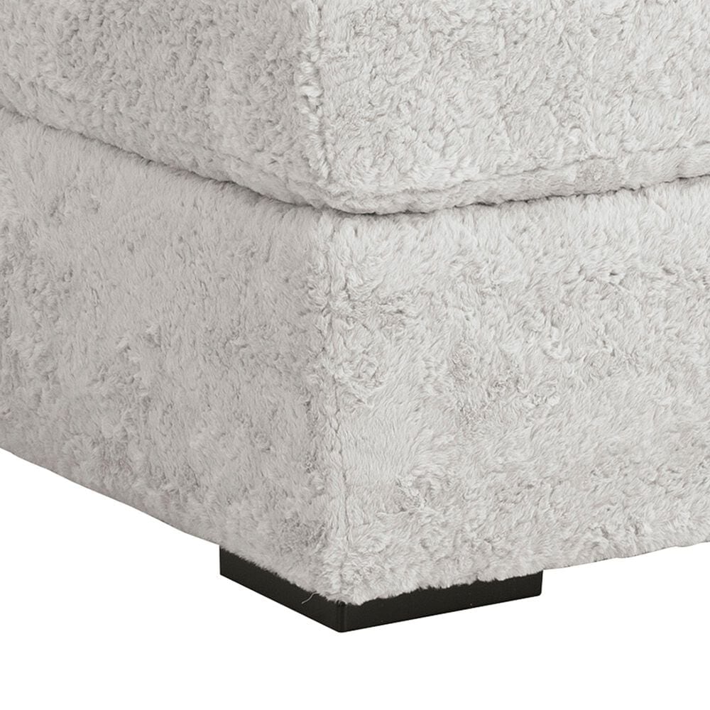 Ashley Cuddle Plush Oversized Accent Ottoman in Arctic, , large