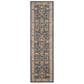 Safavieh Madison MAD612D 2"2" x 10" Navy and Creme Runner, , large