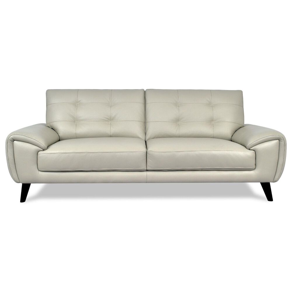 Chateau d'Ax Stationary Leather Sofa and Chair Set in Beige, , large
