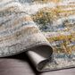 Surya Cardiff CDF-2306 Medium Gray, Light Blue, Mustard and Dark Blue 6"7" x 9"6" Area Rug, , large