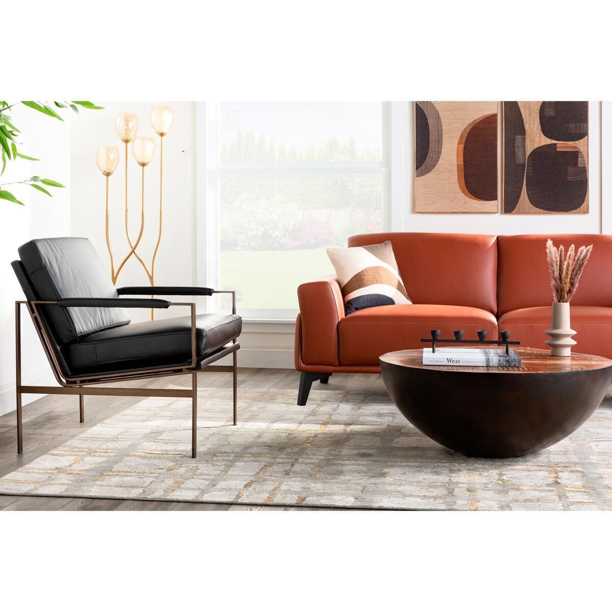 Black living hotsell room accent chairs