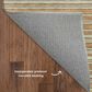 Dalyn Rug Company Soft Essentials Striped Copper 10" x 14" Indoor/Outdoor Area Rug, , large