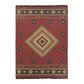 Surya Jewel Tone JT-1033 8" x 11" Red, Navy, Camel and Rust Area Rug, , large