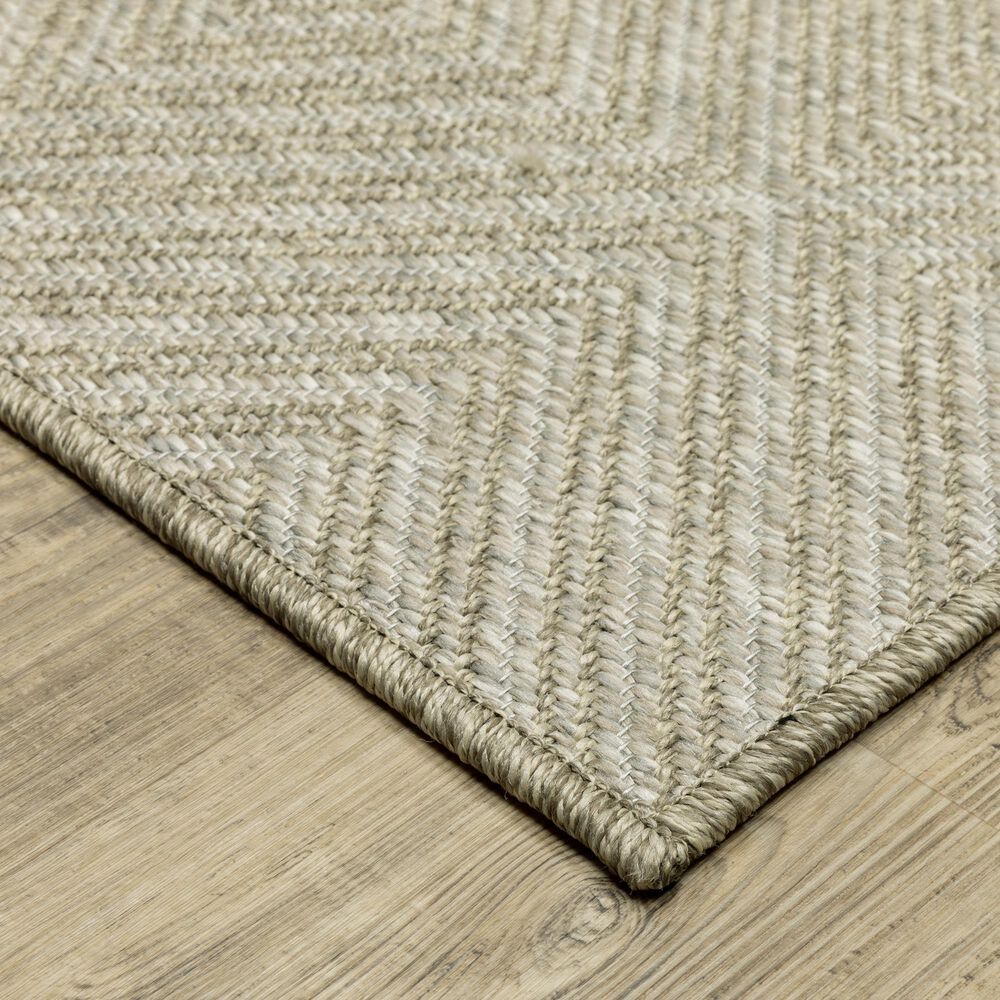 Oriental Weavers Tortuga TR05A 1&#39;10&quot; x 7&#39;6&quot; Beige Runner, , large