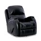 HomeStretch Phantom Swivel Glider Recliner in Black, , large
