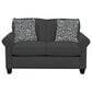 England Furniture Angie Stationary Twin Sleeper with Visco Memory Foam Mattress in Remi Slate, , large