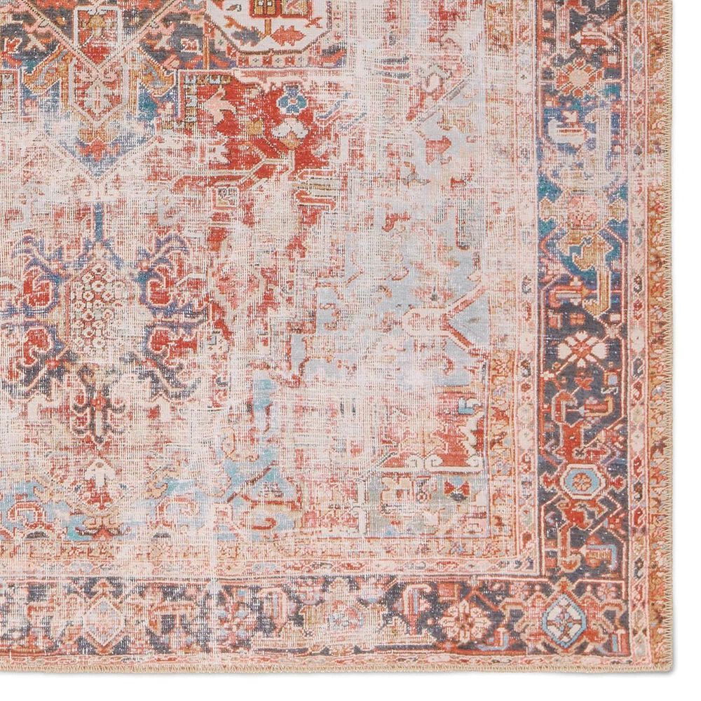 Jaipur Garcia Matias 6&#39; x 9&#39; Moonbeam, Plum Kitten, High Rise, Bombay Brown and Oil Blue Area Rug, , large
