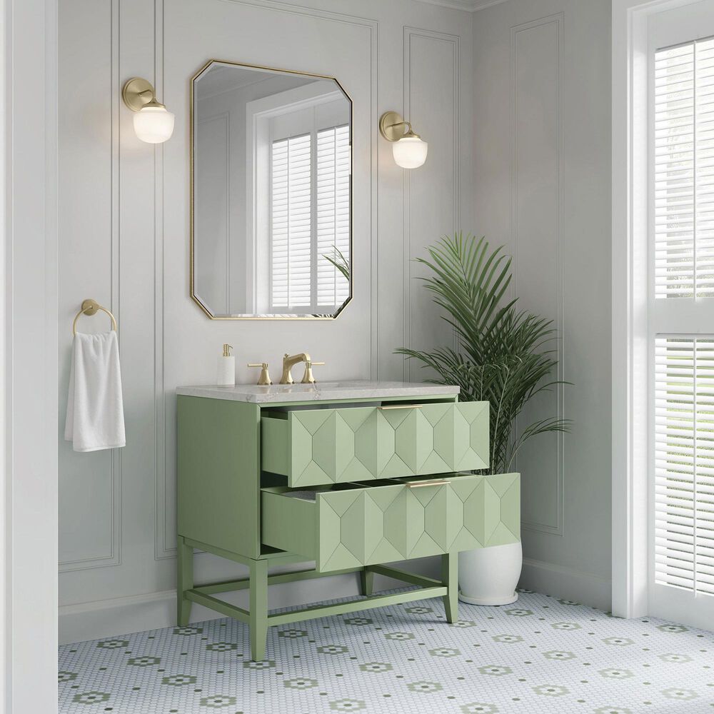 James Martin Vanities Emmeline 36" Single Vanity Cabinet, Pistachio, , large
