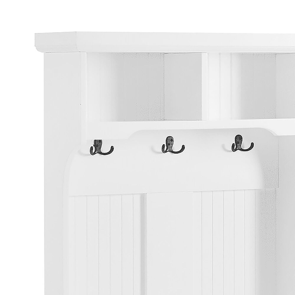 Crosley Furniture Shoreline Hall Tree in White NFM