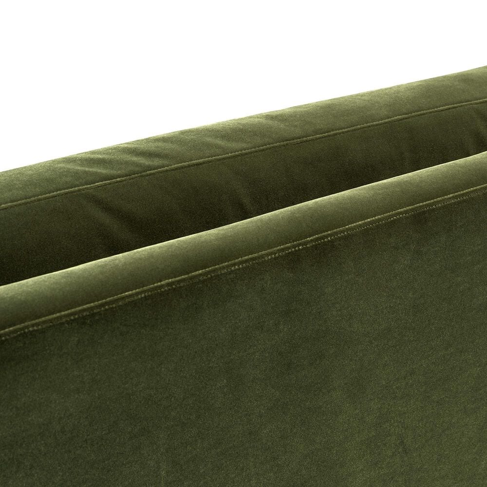 Jennifer Taylor Home Josephine 84.5" Upholstered Modern Sofa in Olive Green Velvet, , large