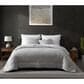 Sunday Citizen Snug Piped 20" Square Throw Pillow in Cloud Gray, , large