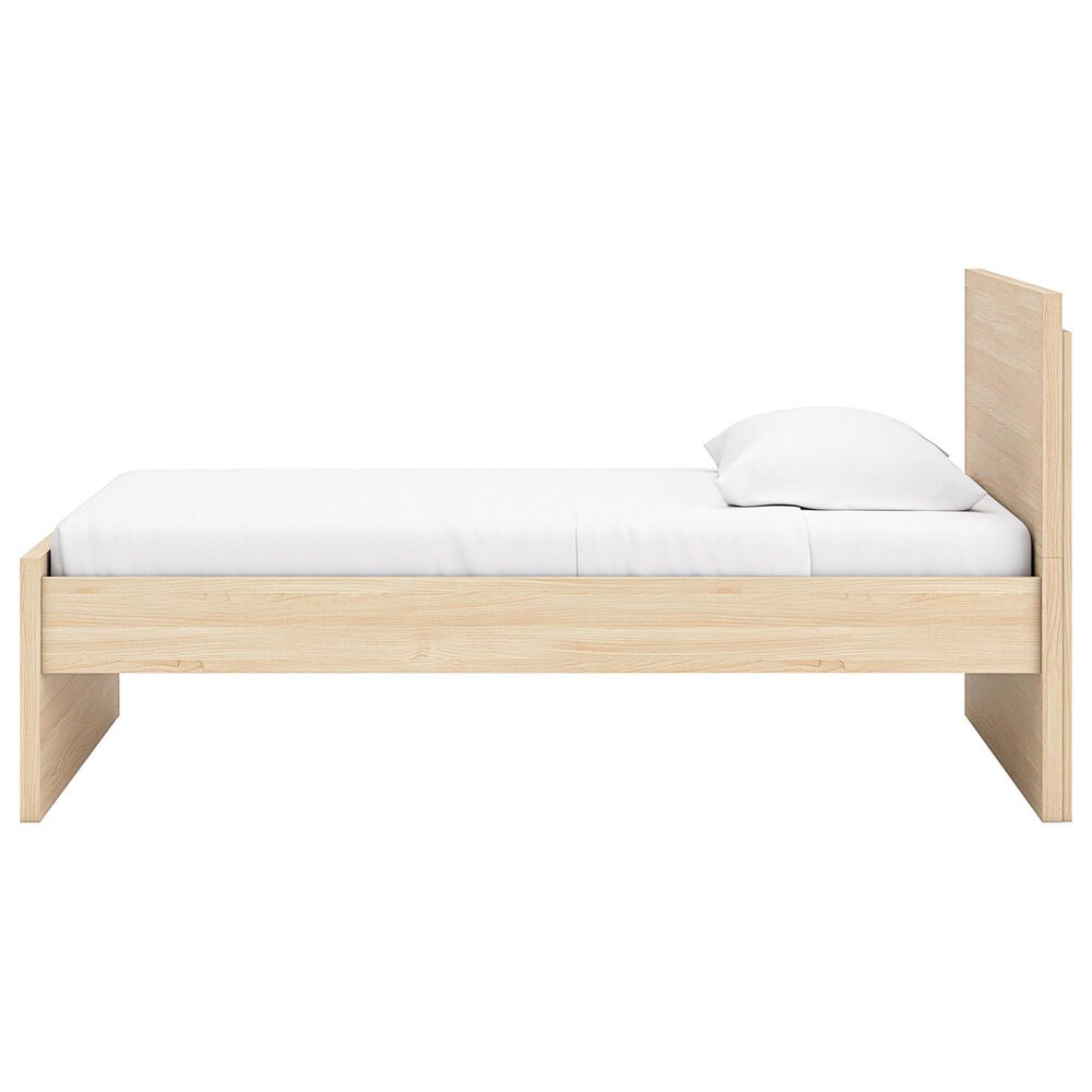 Ashley Onita Twin Panel Platform Bed in Natural, , large
