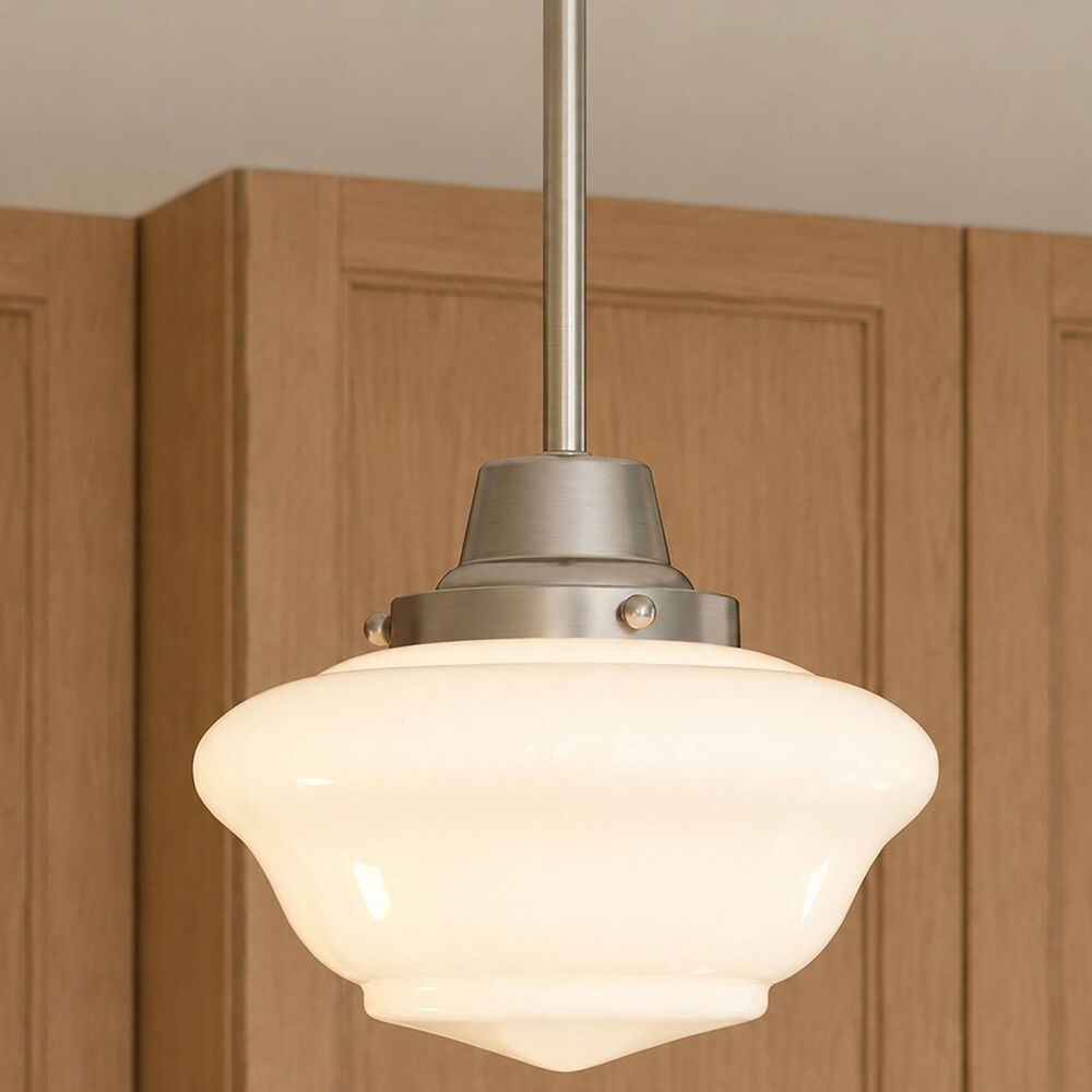Vaxcel Eastgate 1-Light Pendant in Satin Nickel, , large