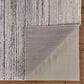 Feizy Micah 6"7" x 9"6" Black and Dark Gray Area Rug, , large
