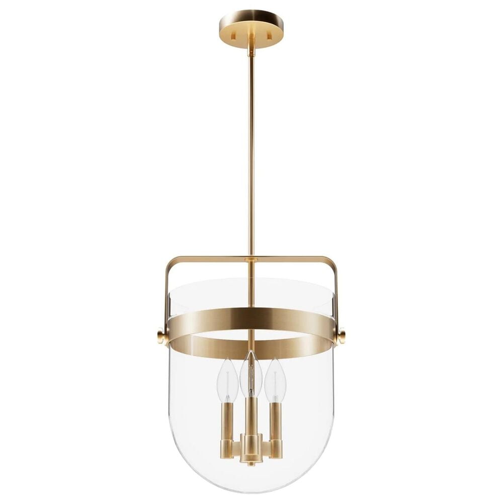 Hunter Karloff 13" 3-Light Pendant in Alturas Gold, , large