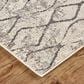 Feizy Kano 10"2" x 13"9" Sand and Charcoal Area Rug, , large