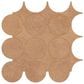 Dal-Tile Rekindle Terracotta 13.5" x 13.5" Canvas Dot Porcelain Mosaic Sheet, , large