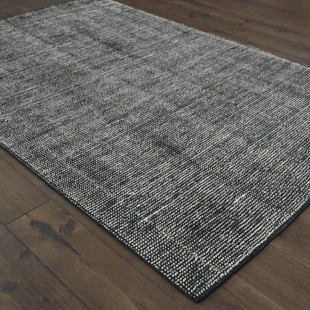 Oriental Weavers Lucent 45904 8" x 10" Charcoal and Black Area Rug, , large