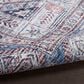 Nourison Grand Washables 7"10" x 9"10" Blue and Multicolor Area Rug, , large