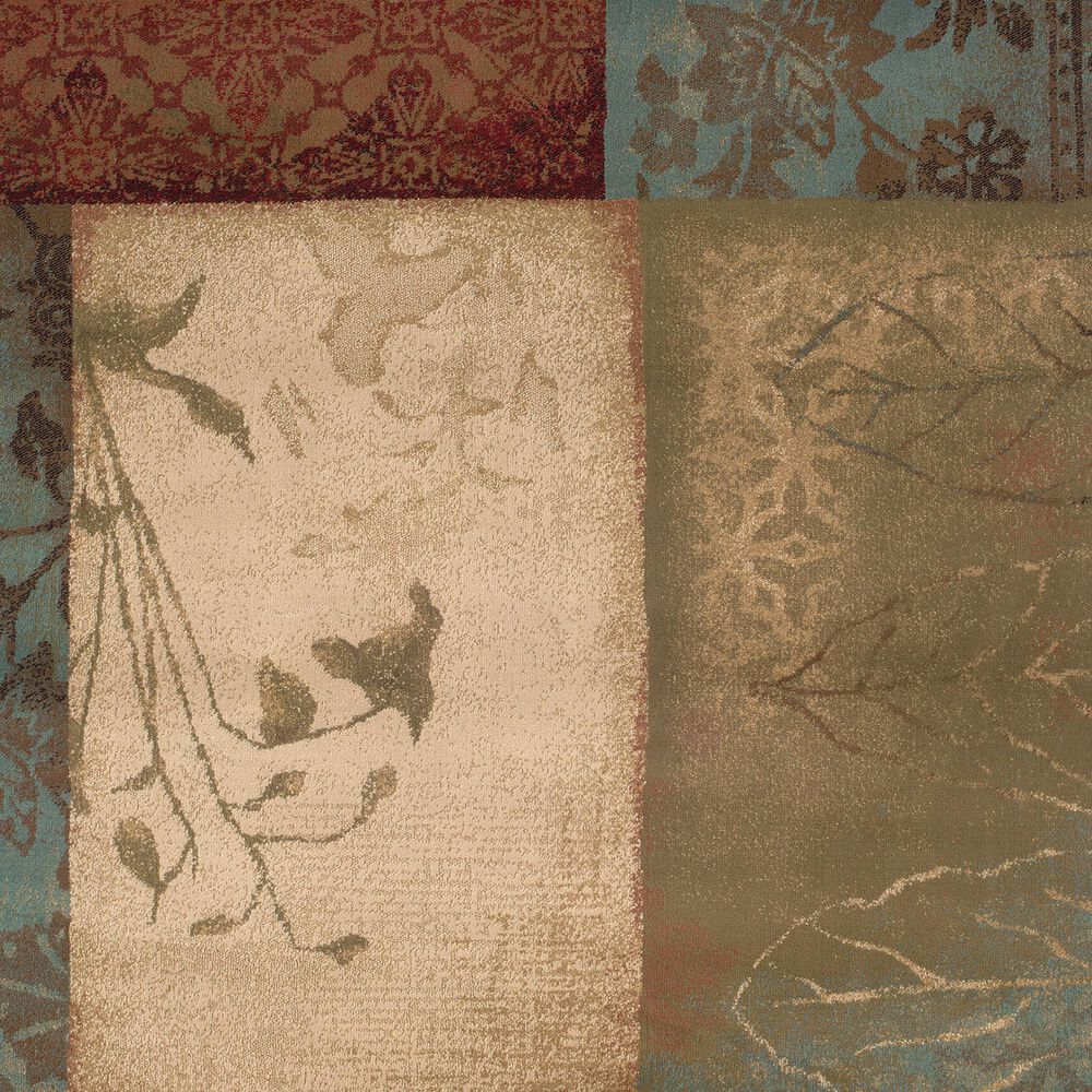 Oriental Weavers Hudson 40A 3'10" x 5'5" Multi-Color Area Rug, , large