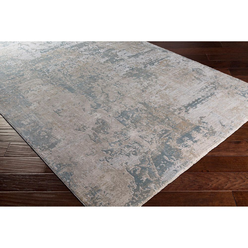 Surya Brunswick 7&#39;10&quot; x 10&#39;3&quot; Sage, Gray, White and Blue Area Rug, , large