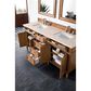 James Martin Vanities Brittany 72" Double Bathroom Vanity in Saddle Brown with 3 cm Eternal Marfil Quartz Top and Rectangle Sinks, , large