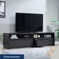 Sauder Harvey Park 81" TV Stand in Raven Oak, , large