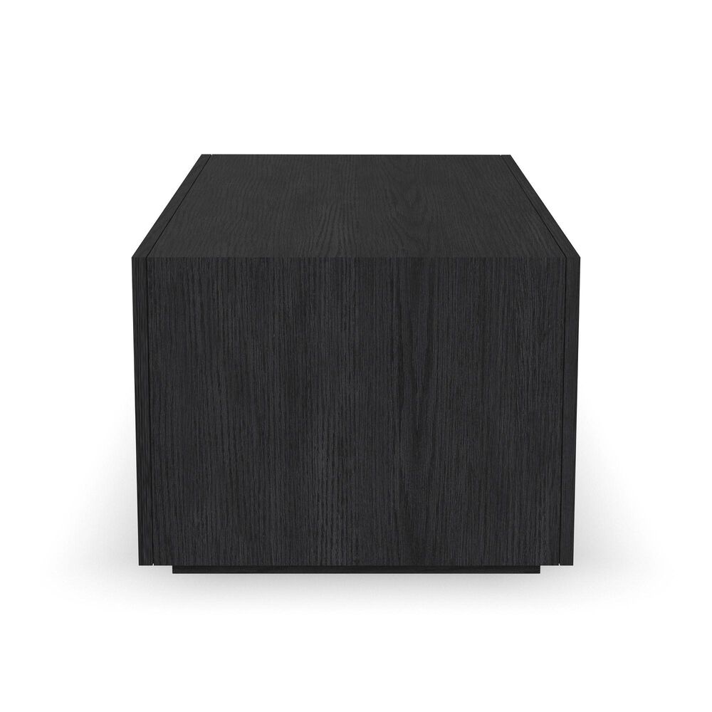 Flexsteel Waterfall Rectangular Coffee Table with Casters in Ebony, , large