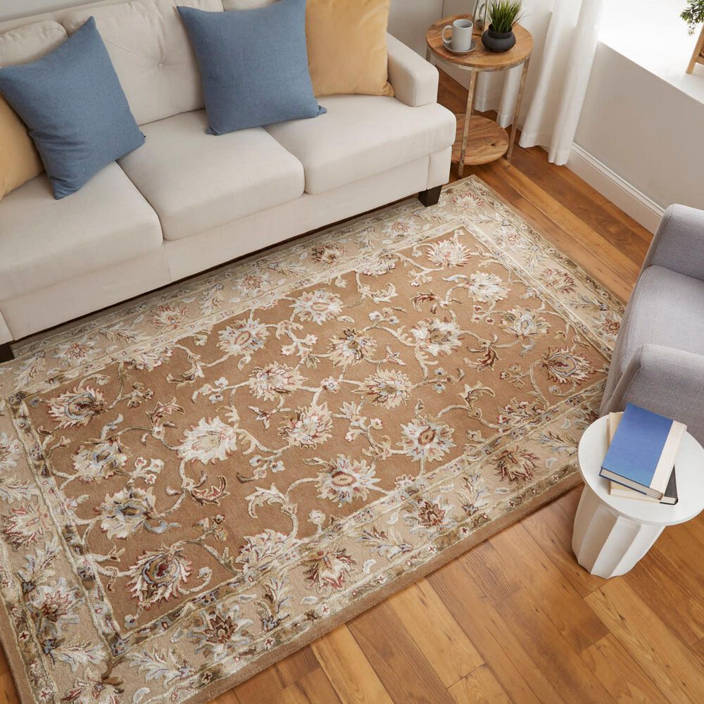 Feizy Prescott 8939F 8&#39; x 10&#39; Ivory and Beige Area Rug, , large