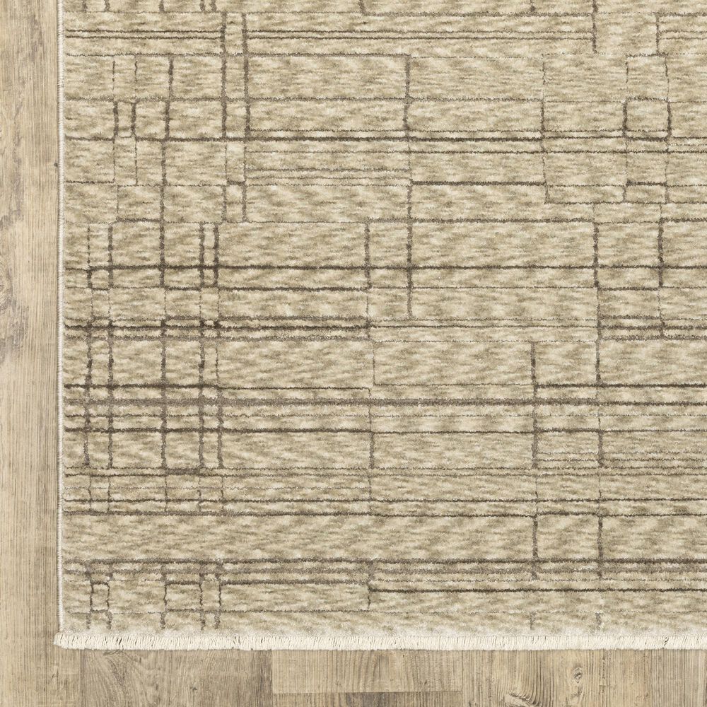 Oriental Weavers Capella Beige and Brown 5&#39;3&quot; x 7&#39;6&quot; Area Rug, , large