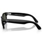 Rayban Glasses Wayfarer Gen 2 50mm Sunglasses with Green Lenses in Shiny Black, , large